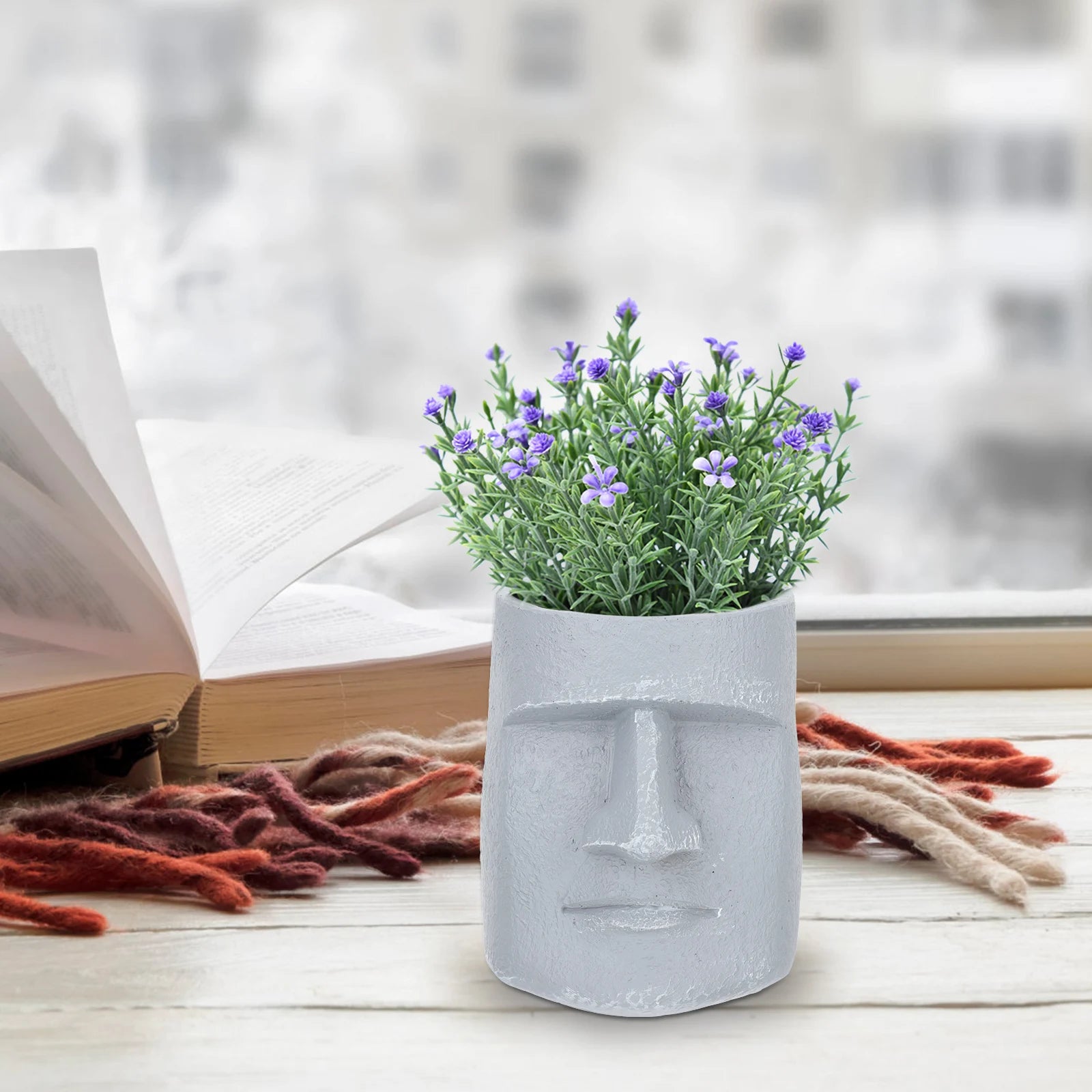 Unique Resin Flower Pot